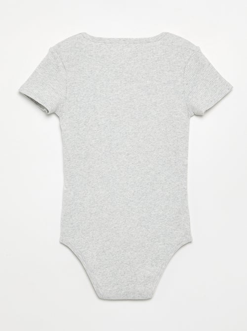 Set van 3 ribstoffen bodies - gemakkelijk aan te trekken collectie - Kiabi