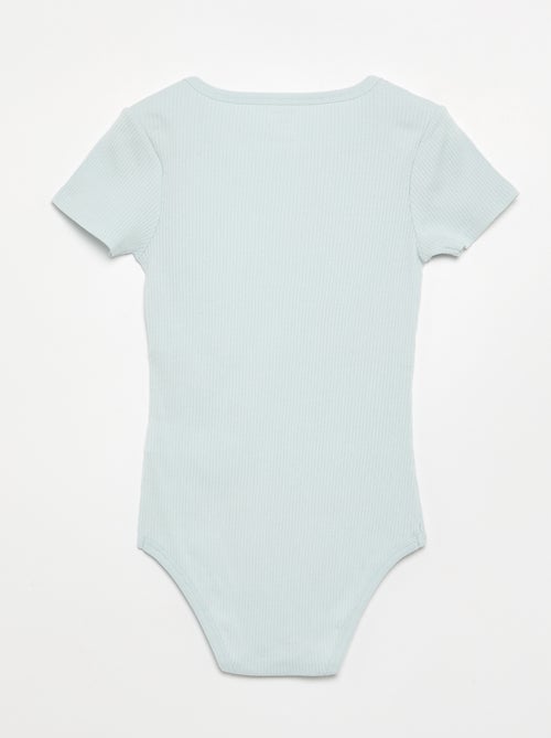Set van 3 ribstoffen bodies - gemakkelijk aan te trekken collectie - Kiabi