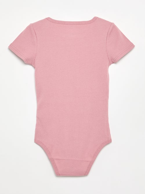 Set van 3 ribstoffen bodies - gemakkelijk aan te trekken collectie - Kiabi