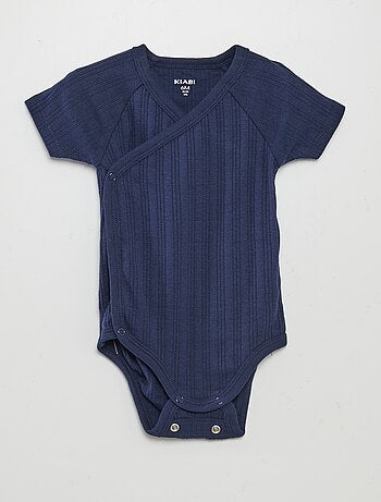 Set van 3 rompertjes met ribbeltextuur