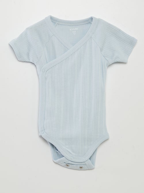 Set van 3 rompertjes met ribbeltextuur - Kiabi