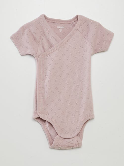 Set van 3 rompertjes met ribbeltextuur - Kiabi