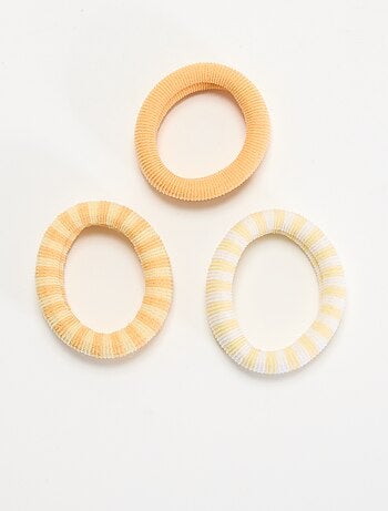 Set van 3 schuimrubberen elastiekjes