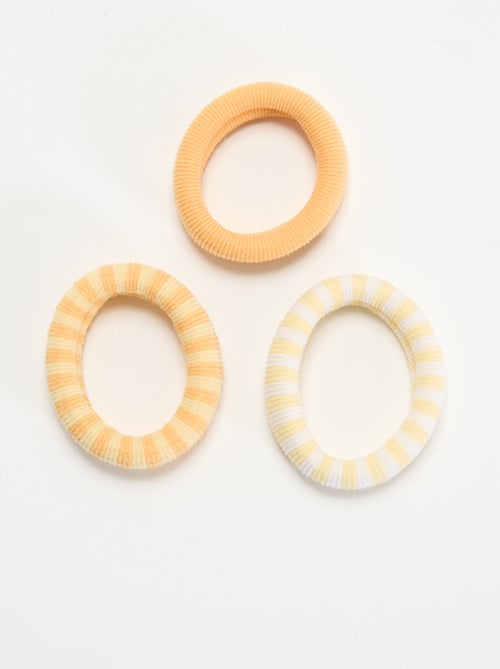Set van 3 schuimrubberen elastiekjes - Kiabi