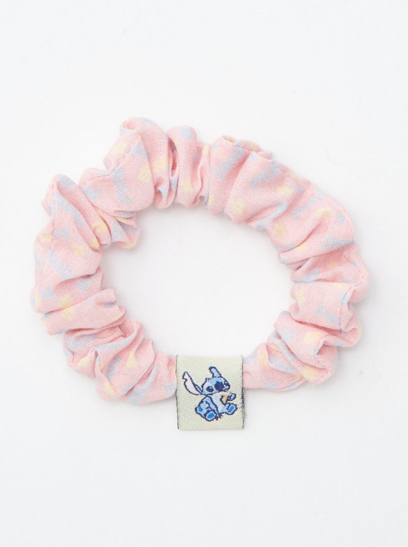 Set van 3 scrunchies 'Stitch' BLAUW - Kiabi