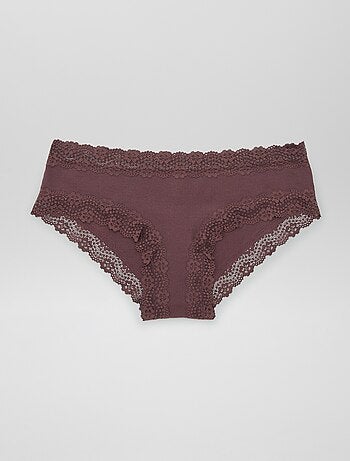Set van 3 shortjes ribtricot