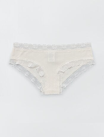 Set van 3 shortjes ribtricot
