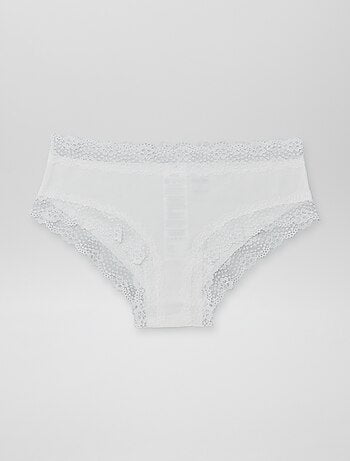 Set van 3 shortjes ribtricot