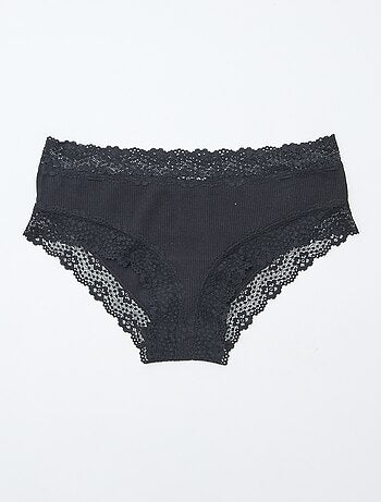 Set van 3 shortjes ribtricot