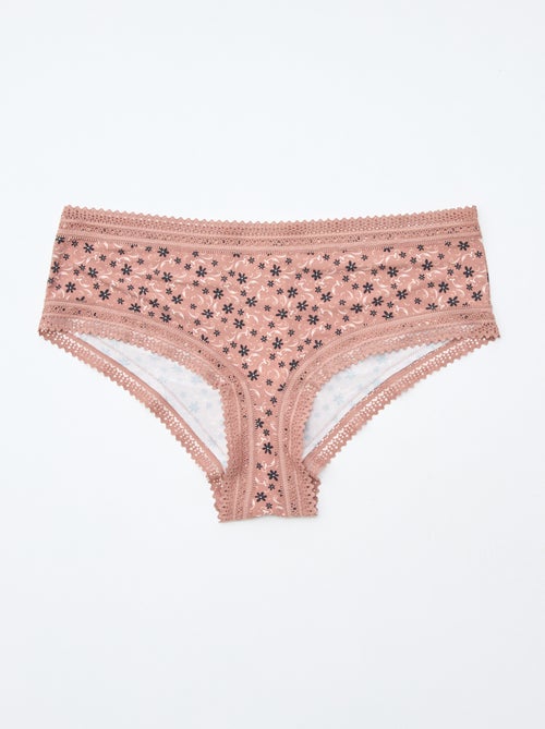 Set van 3 shorty's van microvezel met print - Kiabi