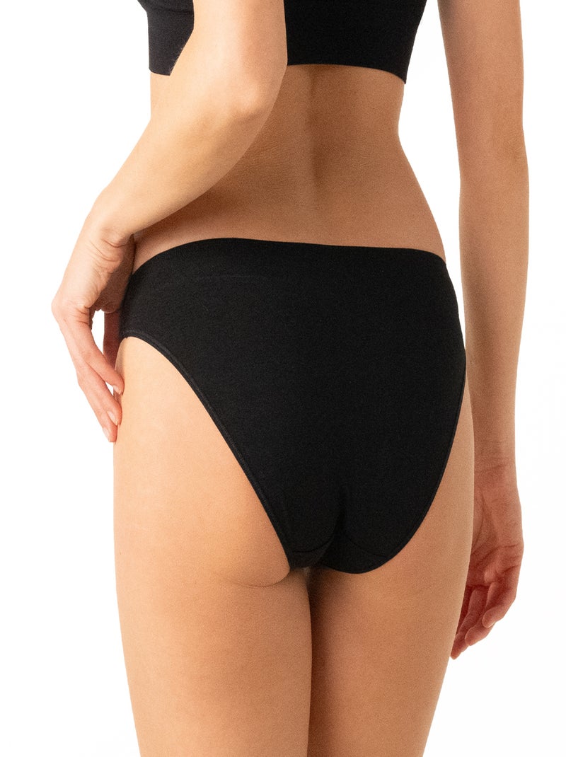 Set van 3 slipjes dames my petit prix athena Zwart - Kiabi