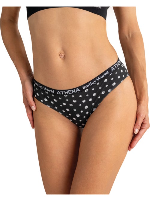 Set van 3 slipjes dames smileyworld® i athena - Kiabi