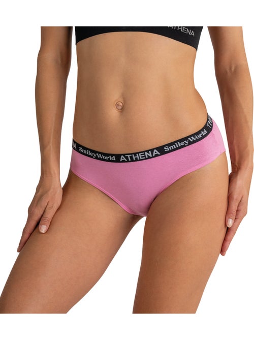 Set van 3 slipjes dames smileyworld® i athena - Kiabi
