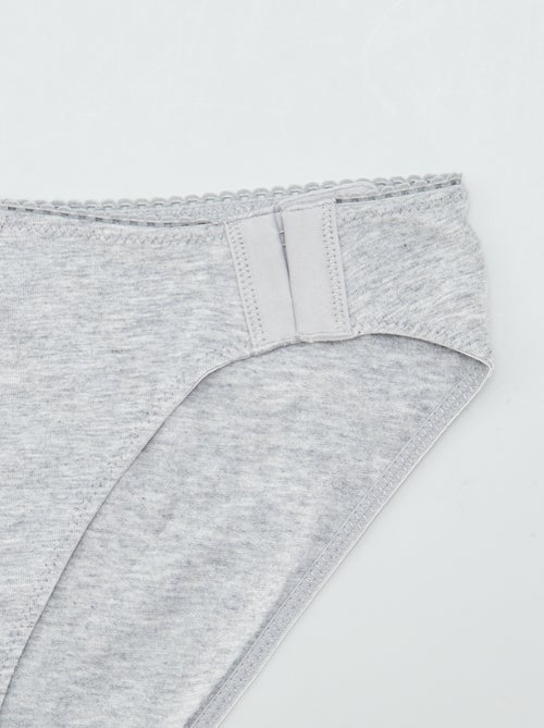 Set van 3 slips - collectie gemakkelijk aan te trekken - Kiabi