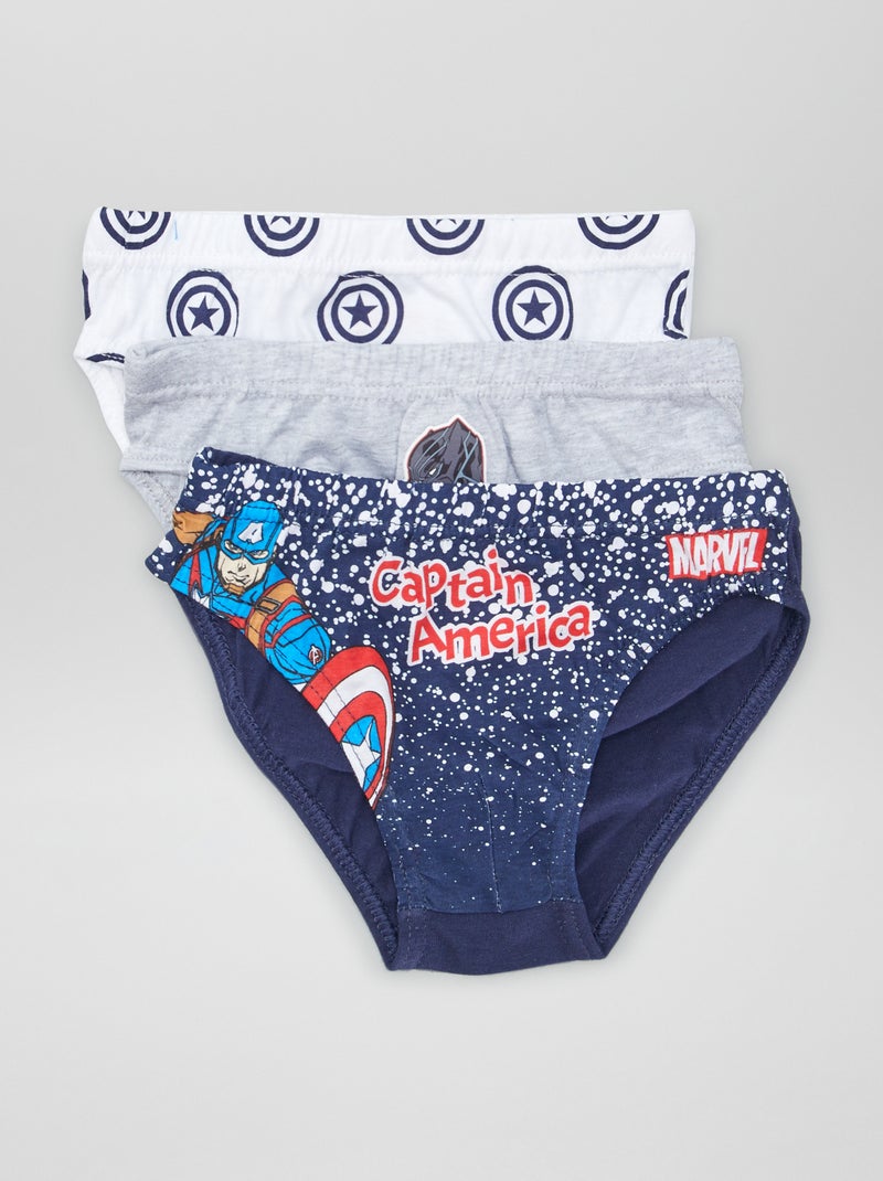 Set van 3 slips 'Avengers' GRIJS - Kiabi