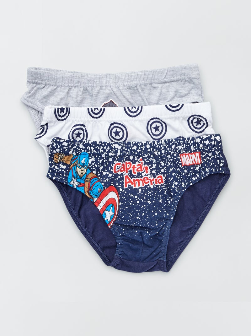 Set van 3 slips 'Avengers' WIT - Kiabi