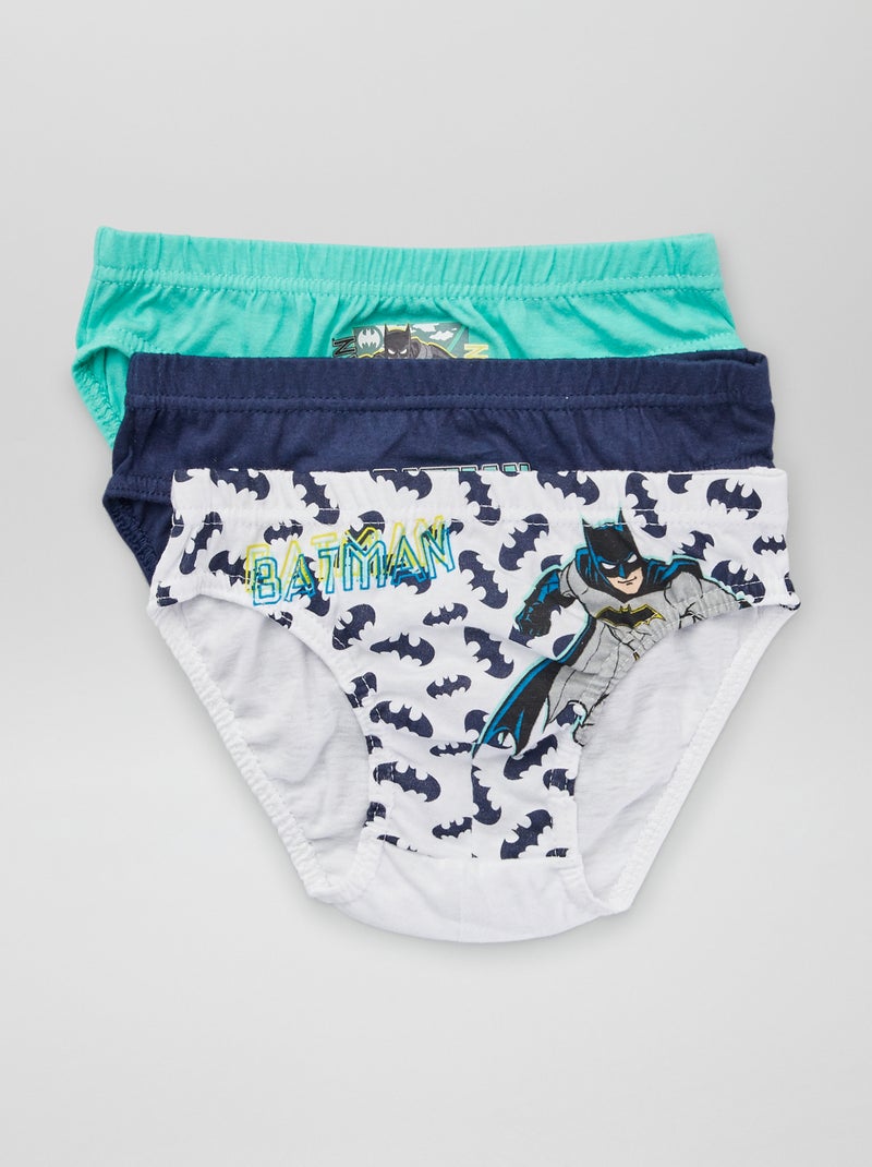 Set van 3 slips 'Batman' BLAUW - Kiabi