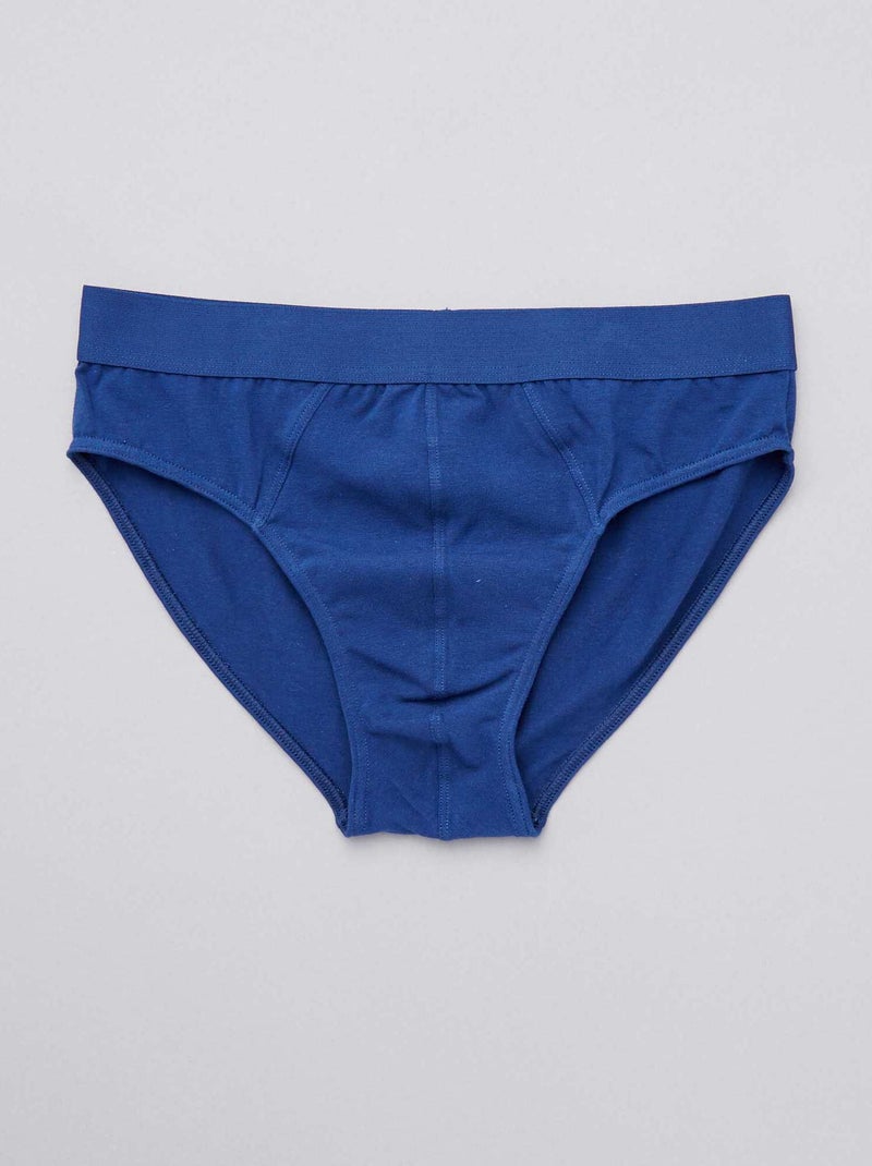 Set van 3 slips BLAUW - Kiabi