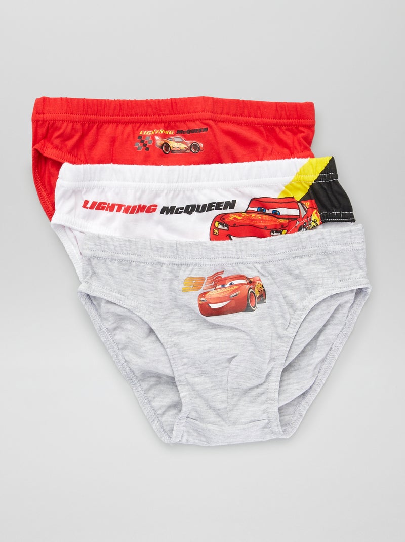 Set van 3 slips 'Cars' GRIJS - Kiabi