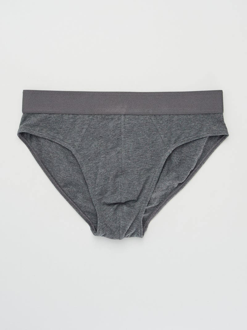 Set van 3 slips GRIJS - Kiabi