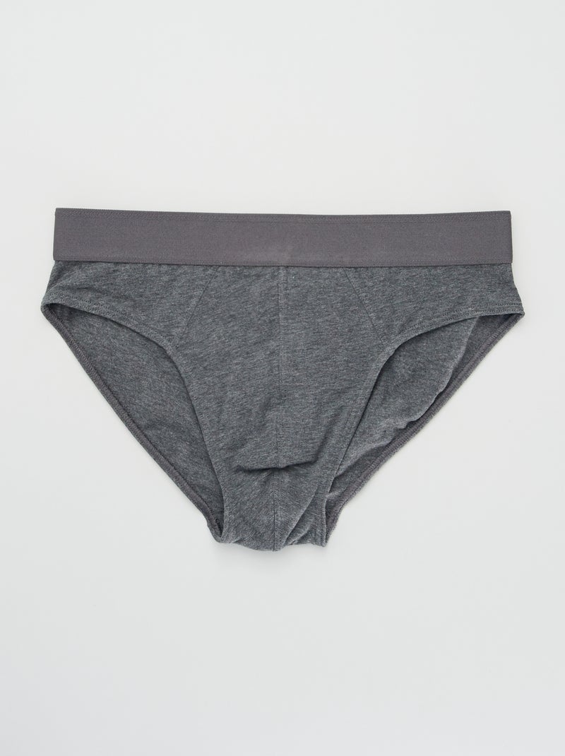 Set van 3 slips GRIJS - Kiabi