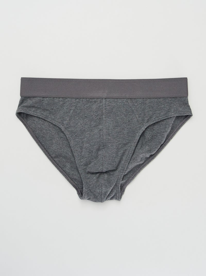 Set van 3 slips GRIJS - Kiabi