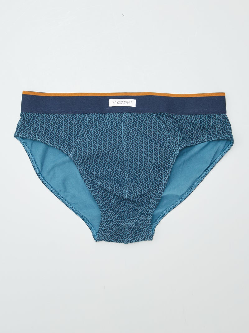 Set van 3 slips met print GROEN - Kiabi