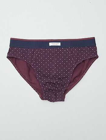 Set van 3 slips met print