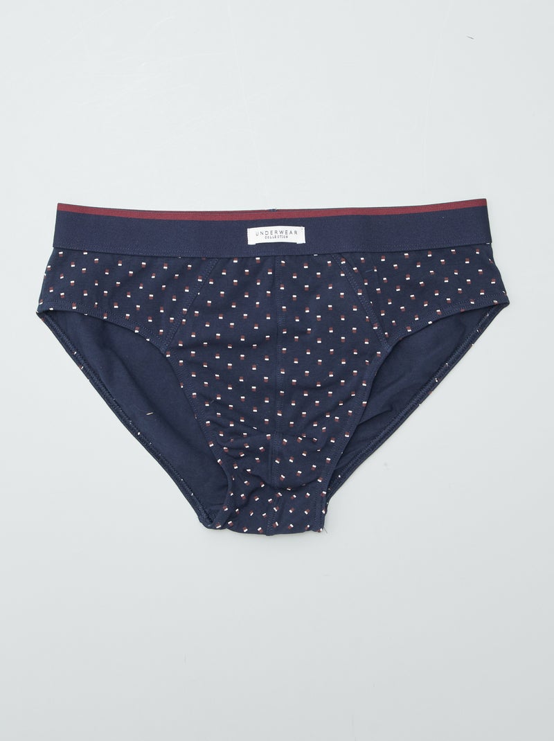 Set van 3 slips met print ROOD - Kiabi