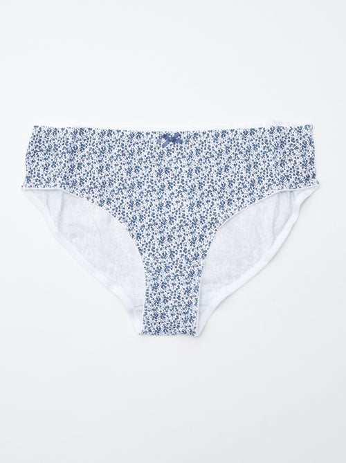 Set van 3 slips van stretchkatoen - Kiabi