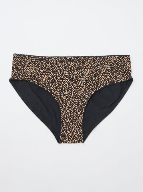 Set van 3 slips van stretchkatoen - Kiabi