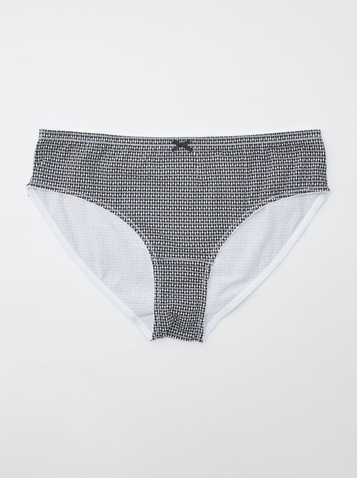 Set van 3 slips van stretchkatoen - Kiabi