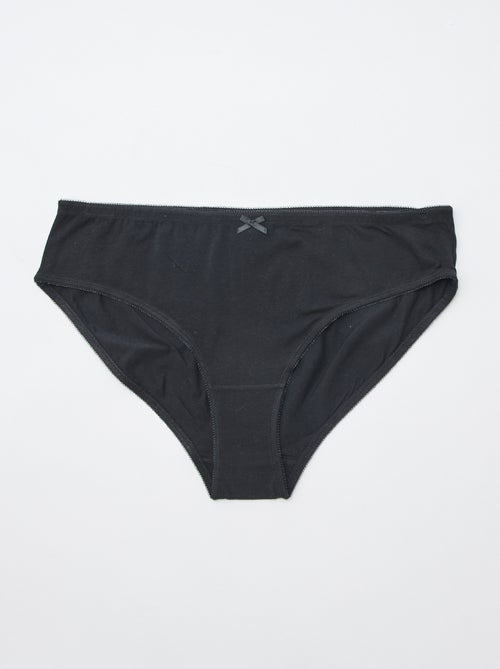 Set van 3 slips van stretchkatoen - Kiabi