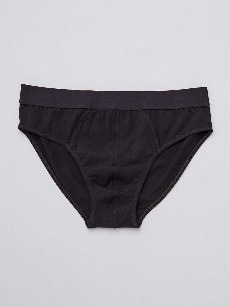 Set van 3 slips ZWART - Kiabi