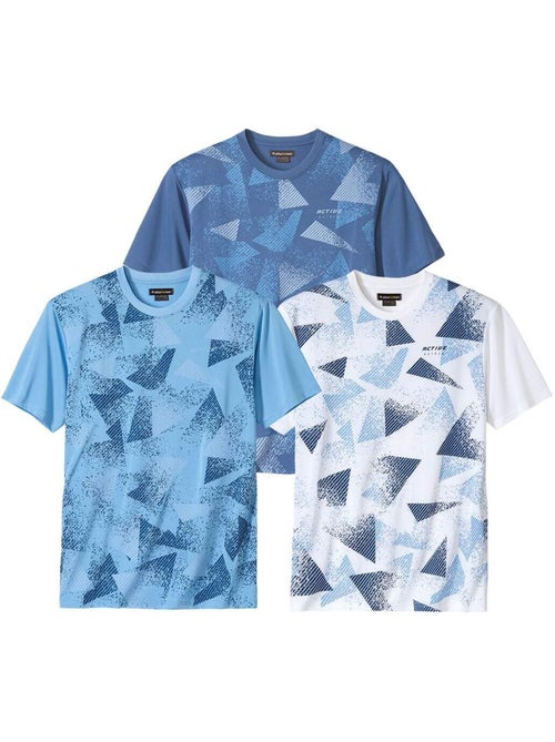 Set van 3 sport t-shirts atlas - atlas for men - Kiabi Set van 3 sport t-shirts atlas - atlas for men - Kiabi