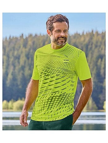 Set van 3 sportieve T-shirts met grafische print - ATLAS FOR MEN
