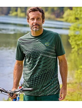 Set van 3 sportieve T-shirts met grafische print - ATLAS FOR MEN