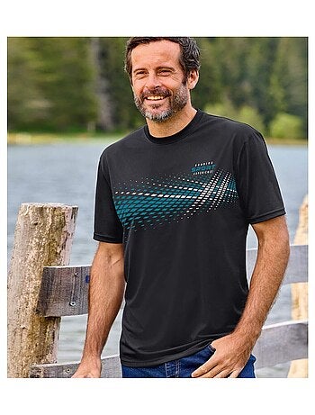 Set van 3 sportieve T-shirts met grafische print - ATLAS FOR MEN