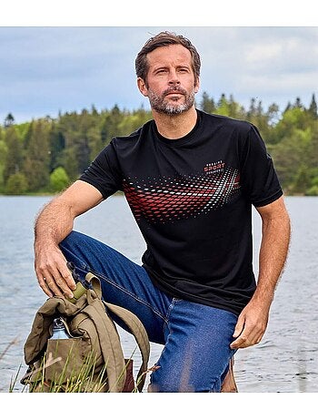 Set van 3 sportieve T-shirts met grafische print - ATLAS FOR MEN