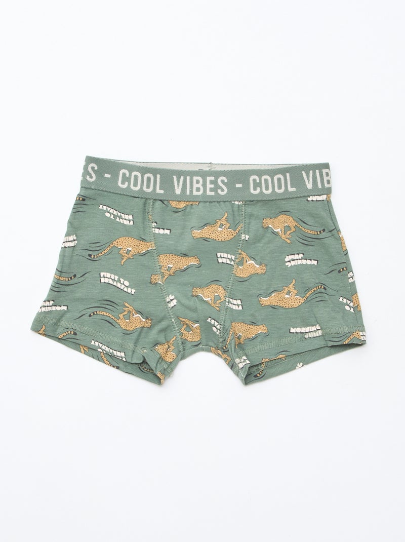 Set van 3 stretch boxers Grijs - Kiabi