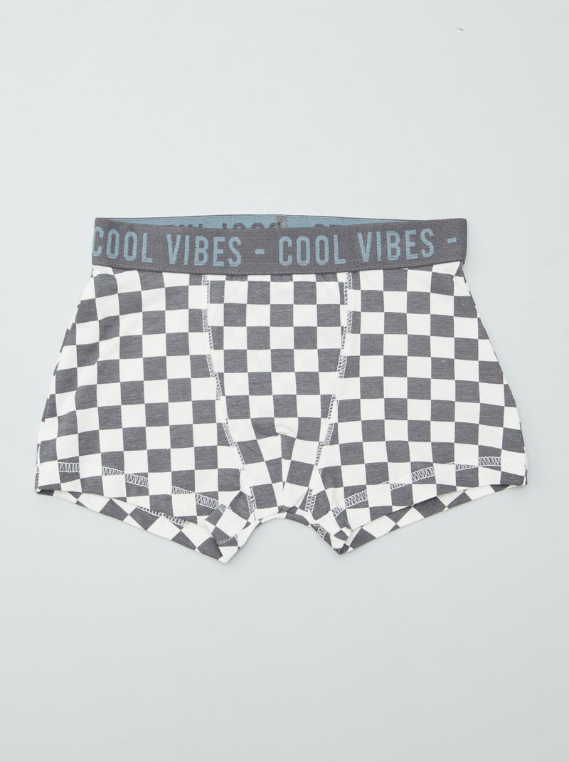 Set van 3 stretch boxershorts BRUIN - Kiabi