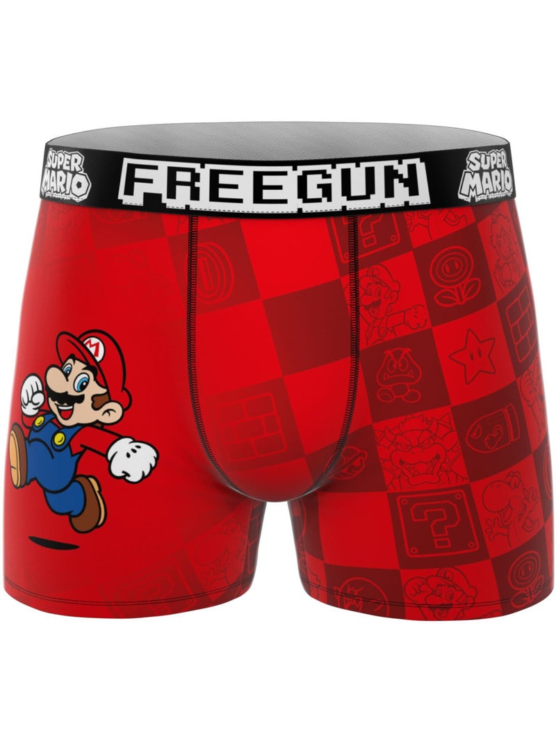 Set van 3 super mario bros junior boxershorts Rood - Kiabi