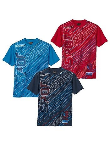 Set van 3 T-shirts Active Summer - ATLAS FOR MEN