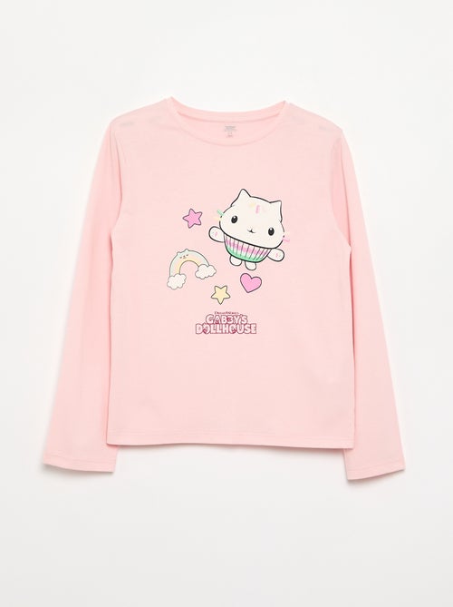 Set van 3 T-shirts 'Gabby en het Magische Huis' met lange mouwen - Kiabi