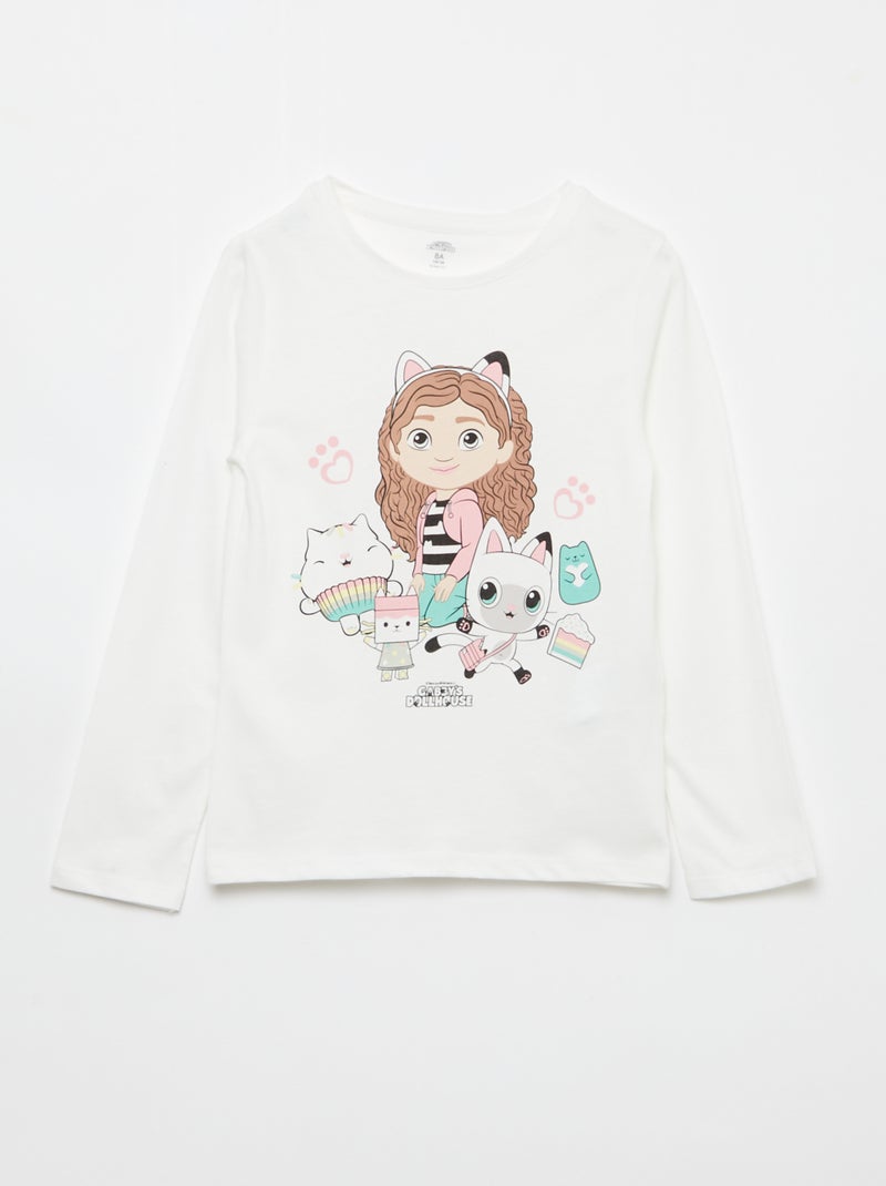 Set van 3 T-shirts 'Gabby en het magische huis' Paars - Kiabi