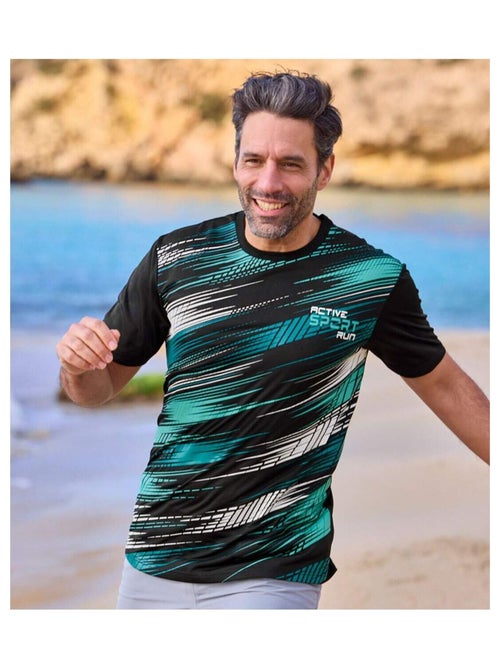 Set van 3 T-shirts met grafische print - ATLAS FOR MEN - Kiabi