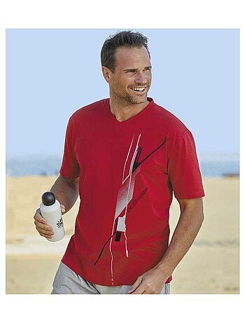 Set van 3 T-shirts met grafische print - ATLAS FOR MEN
