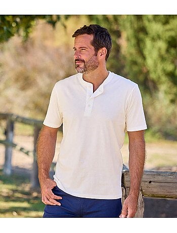 Set van 3 T-shirts met knoopsluiting - ATLAS FOR MEN