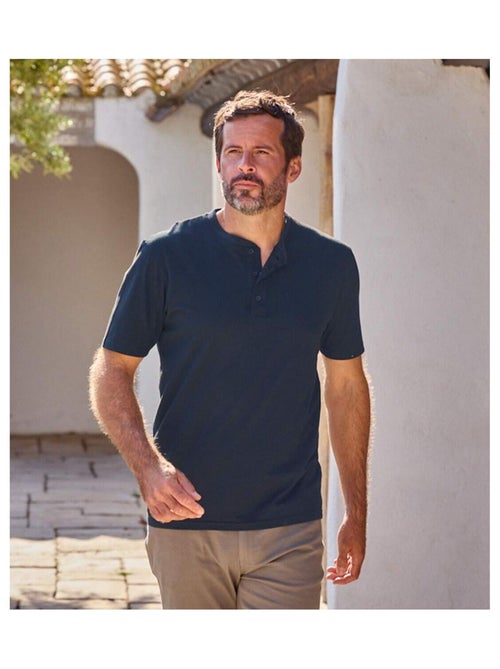 Set van 3 T-shirts met knoopsluiting - ATLAS FOR MEN - Kiabi