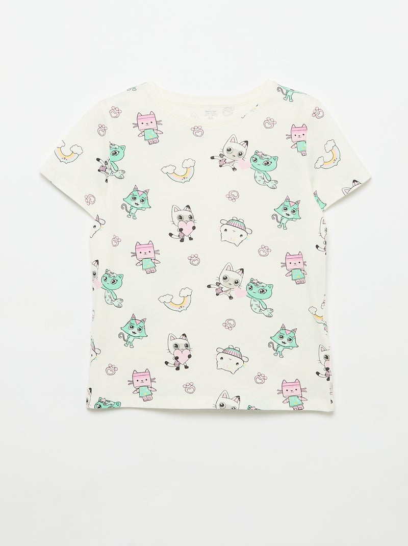 Set van 3 T-shirts met korte mouwen 'Gabby's Poppenhuis' Rose - Kiabi
